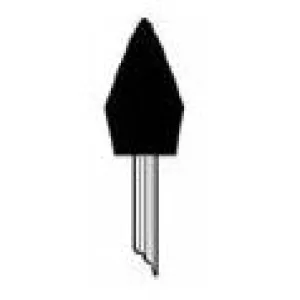 1/8" x 5/32" Mounted Points PT-60P Brown B Shaped