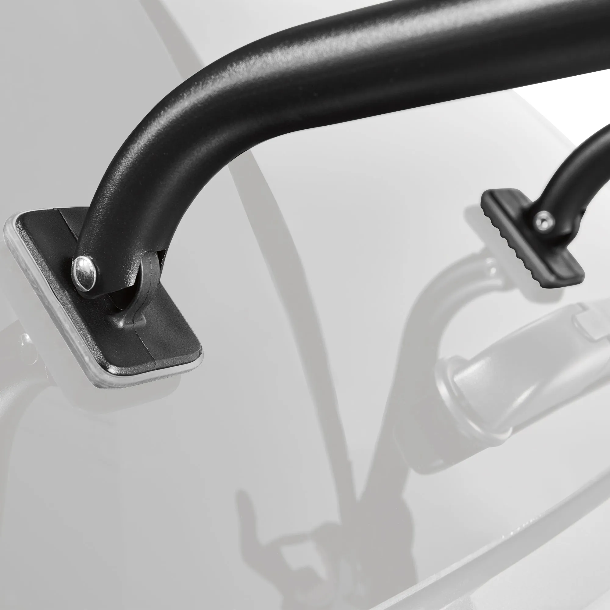 2-Bicycle Ultra Compact SUV Trunk Mounted Bike Rack Carrier w/ Secure Individual Tie-Downs