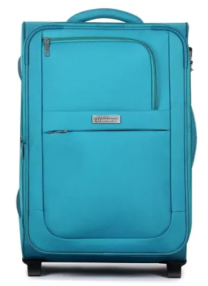 20 Inch Softsided Suitcase - Turquoise, Combination Lock | Spacious | Travel Essential