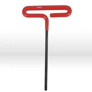 53610 Eklind Cush Grip T Shaped Hex Key Set,Inch W/Pouch 6" Arm,10 pc