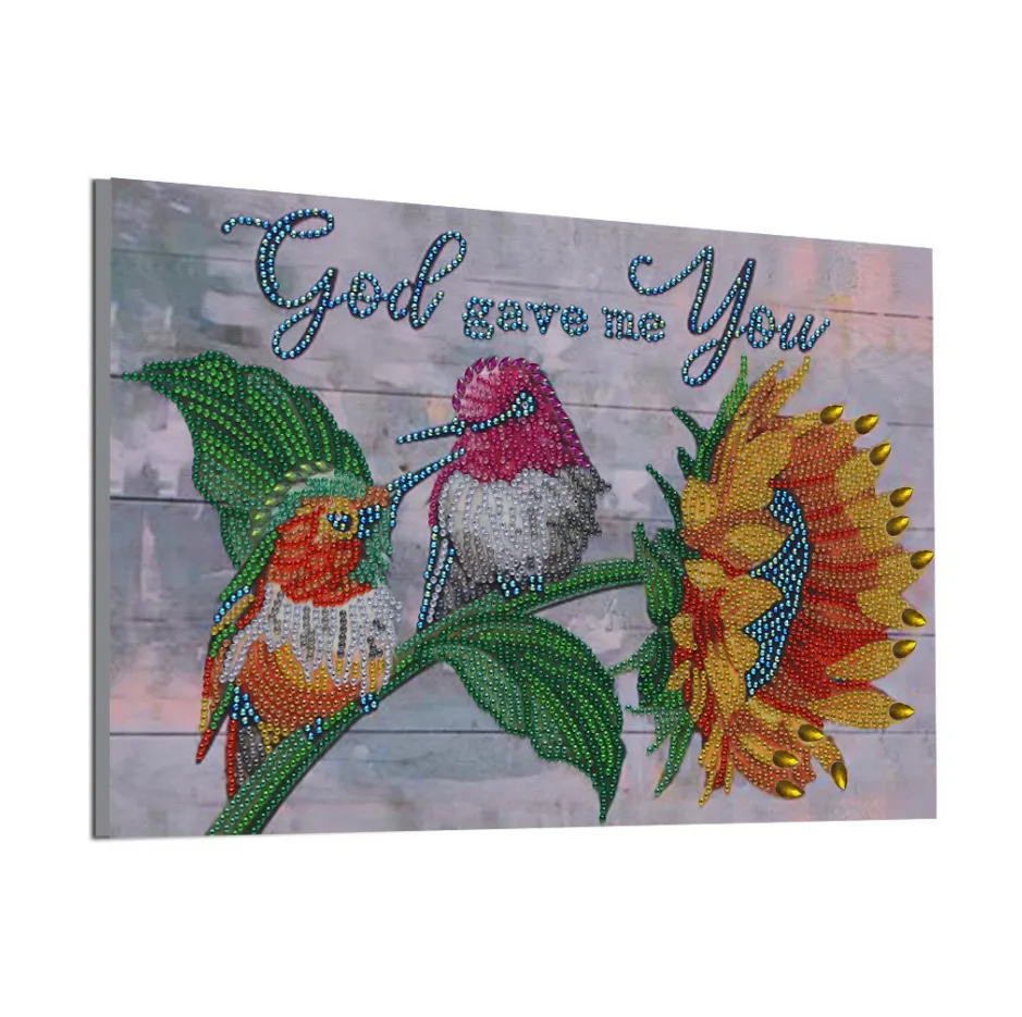 5D DIY Special Shaped  -Bird 30*40CM