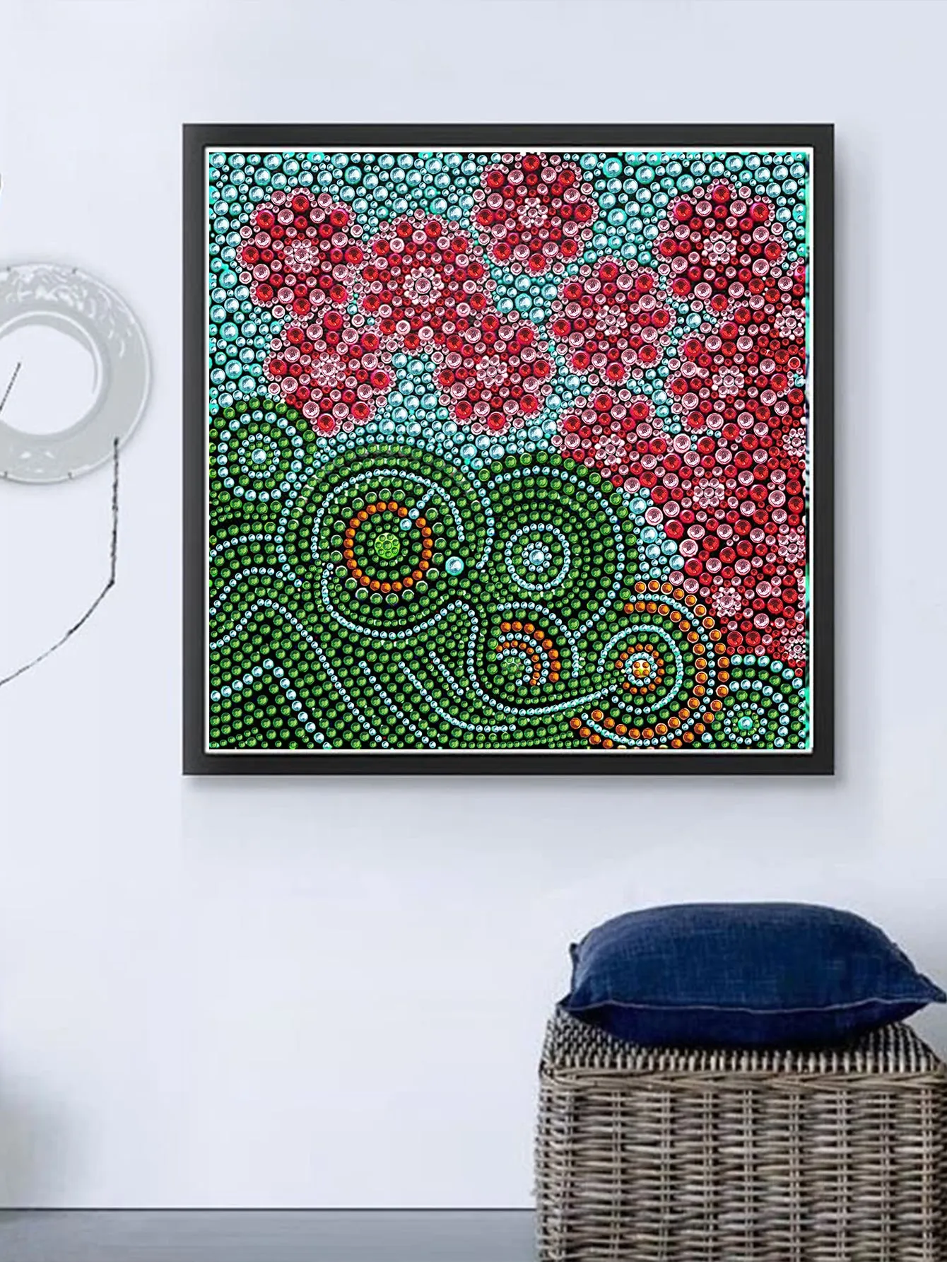 5D DIY Special-Shaped Drill-Flower  30*30CM