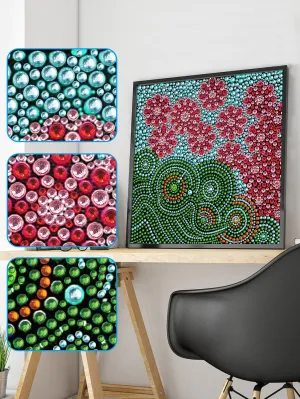 5D DIY Special-Shaped Drill-Flower  30*30CM