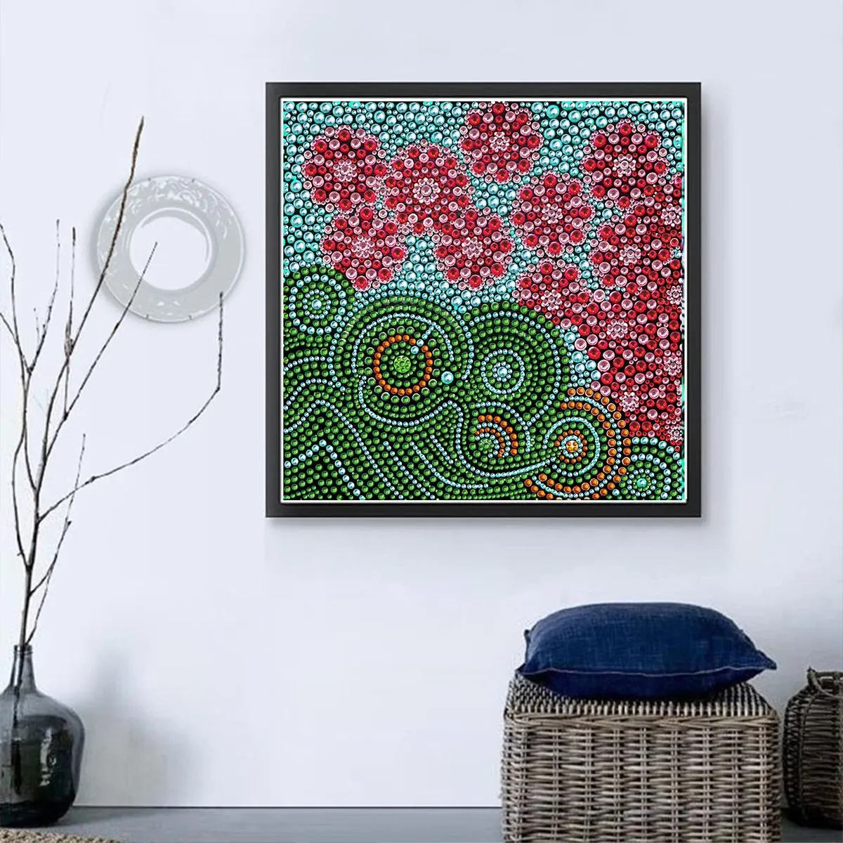 5D DIY Special-Shaped Drill-Flower  30*30CM