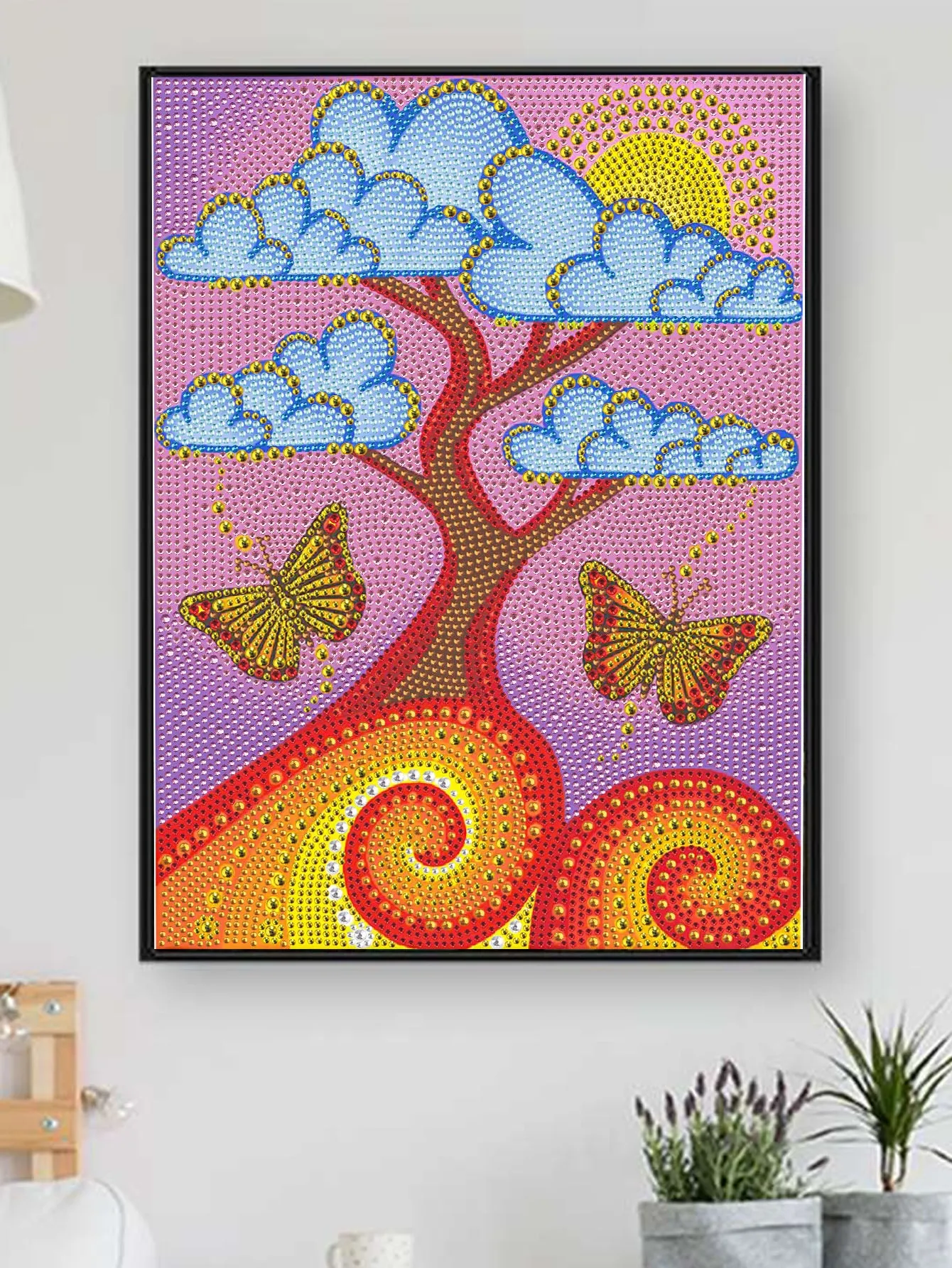 5D DIY Special-Shaped Drill-Tree 30*40CM