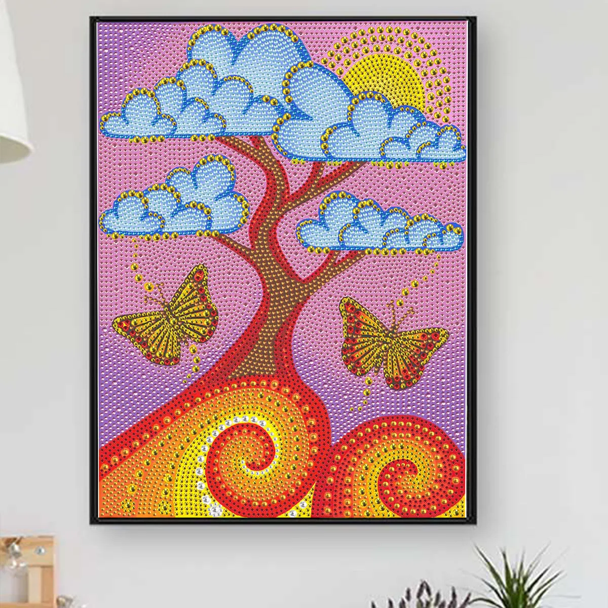 5D DIY Special-Shaped Drill-Tree 30*40CM