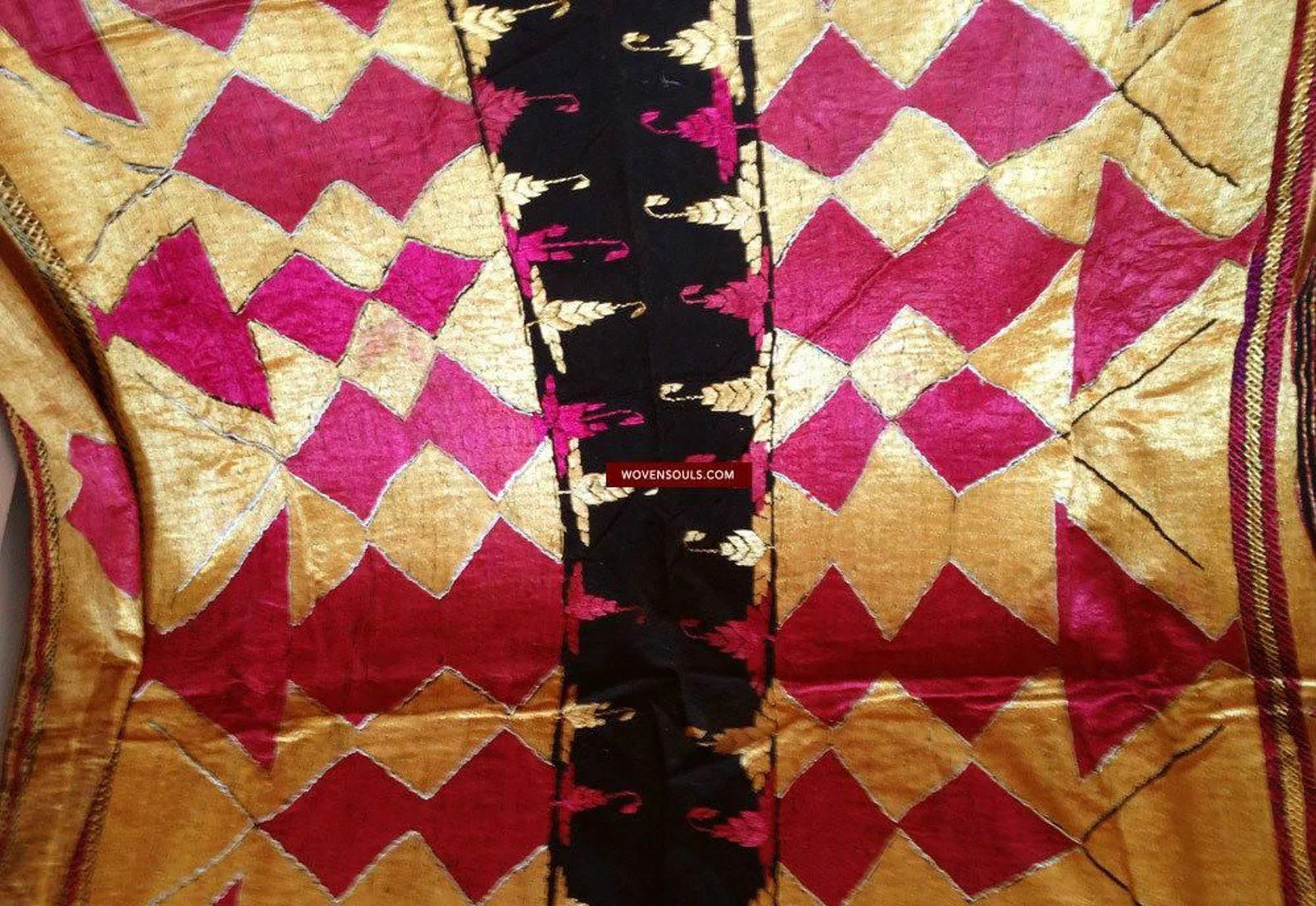 684 Superb  Vintage Sar Pallu Phulkari Textile