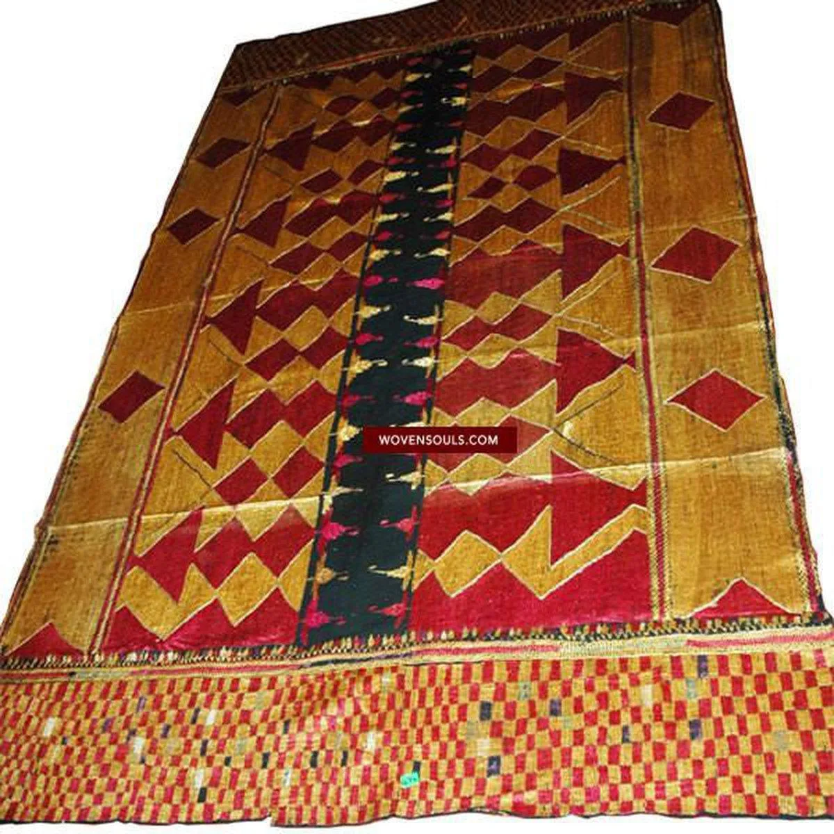 684 Superb  Vintage Sar Pallu Phulkari Textile