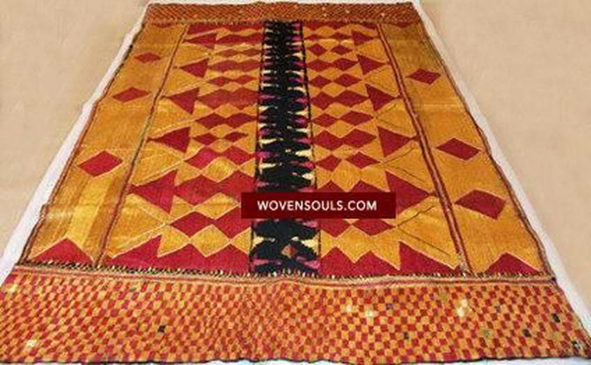 684 Superb  Vintage Sar Pallu Phulkari Textile