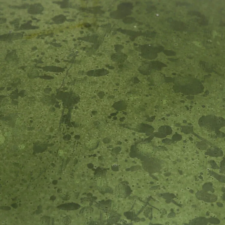 6" Moss Green Shiny Mercury Balls 4 Per Bag
