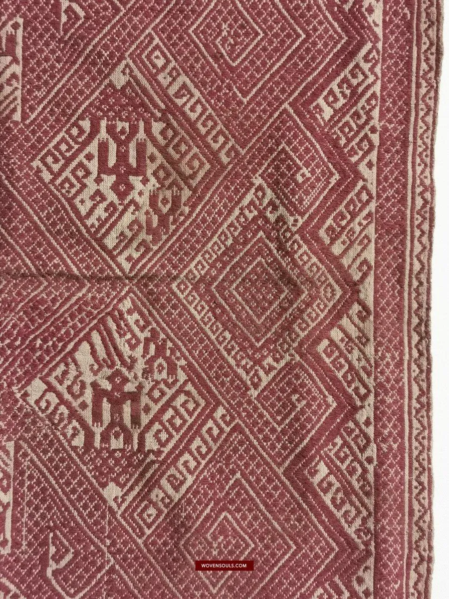 791 Superb Antique Sumatran Tampan Shipcloth textile art