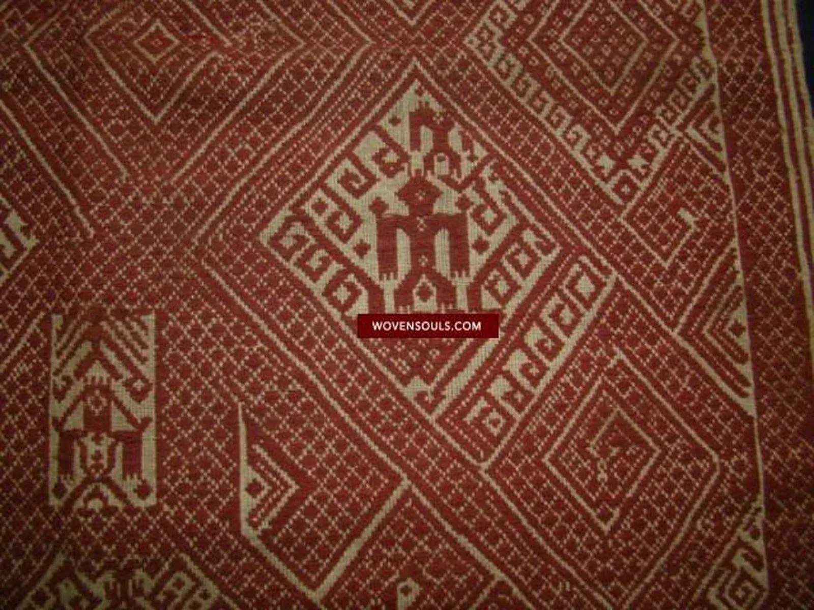 791 Superb Antique Sumatran Tampan Shipcloth textile art