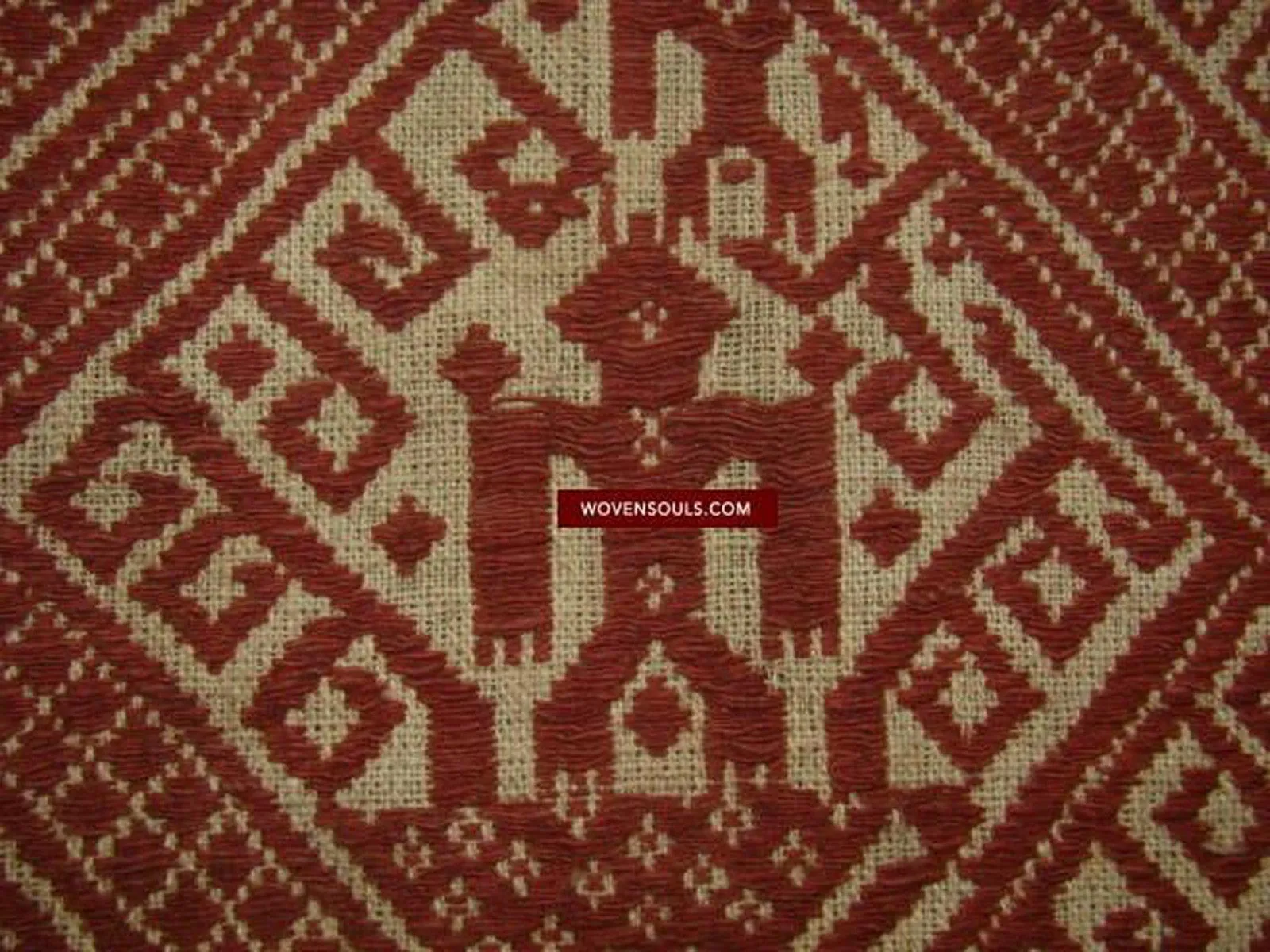 791 Superb Antique Sumatran Tampan Shipcloth textile art