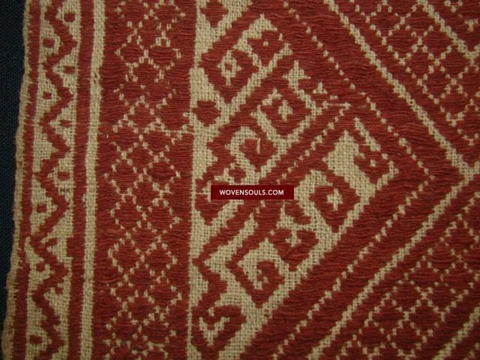791 Superb Antique Sumatran Tampan Shipcloth textile art