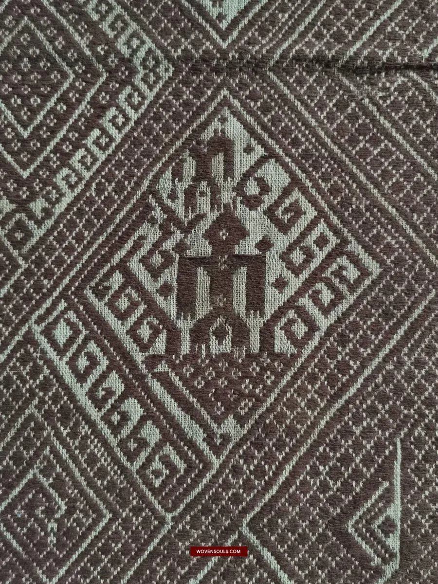 791 Superb Antique Sumatran Tampan Shipcloth textile art