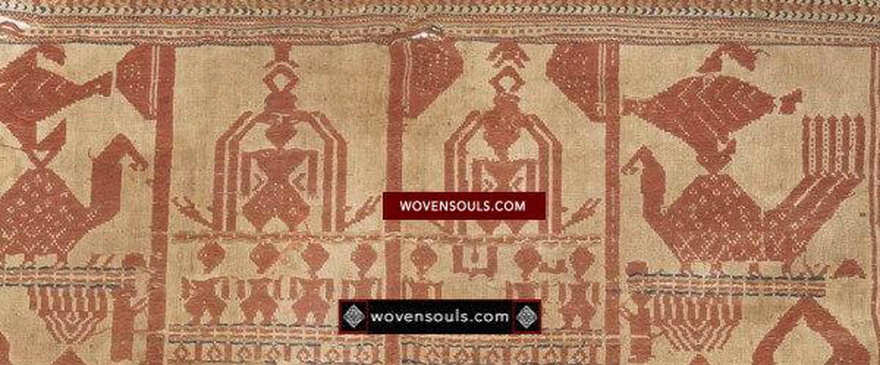 929 Superb Antique Semangka Tampan Shipcloth Sumatra Textile - 1700s