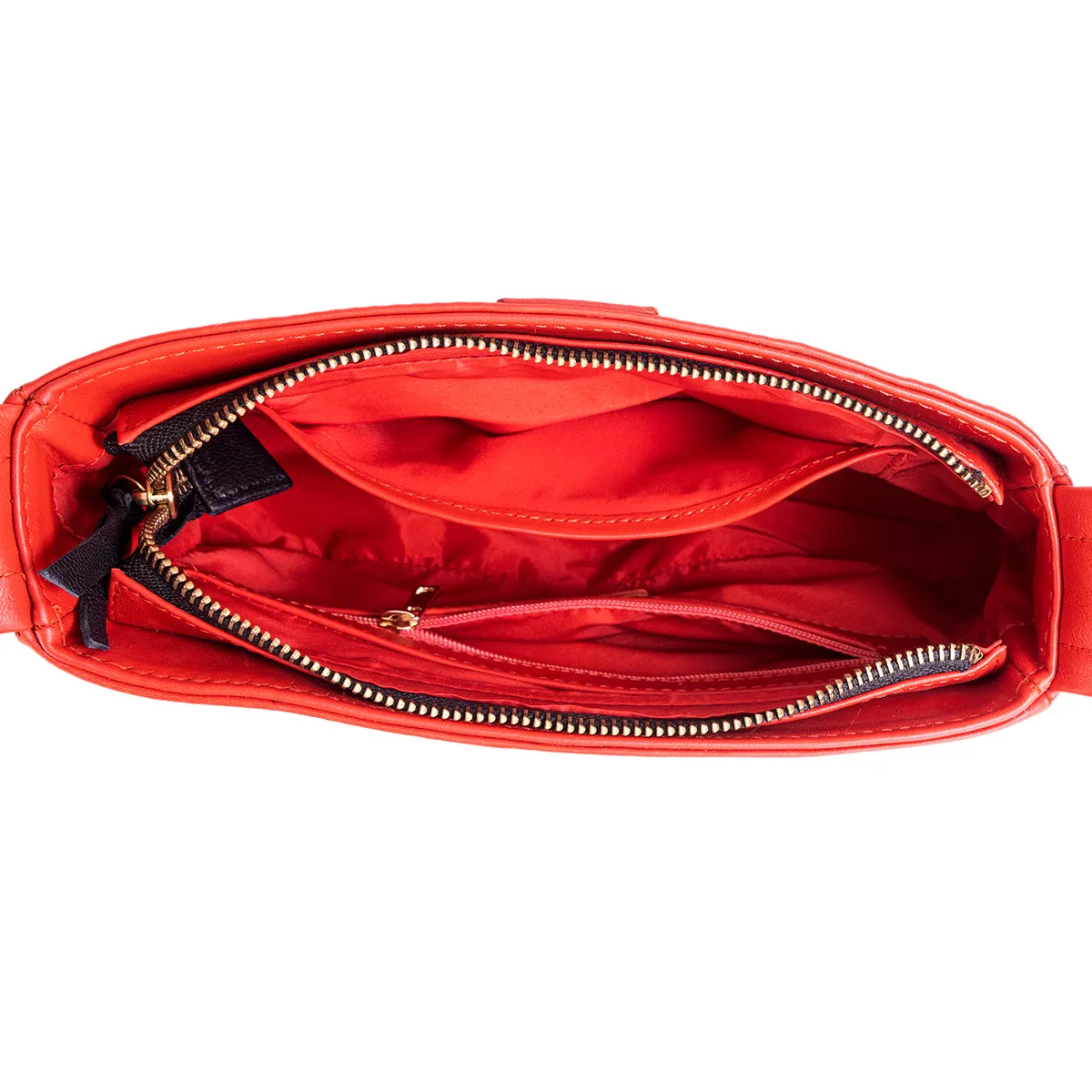 Abelardo Garden Party Red/Black Shoulder Bag