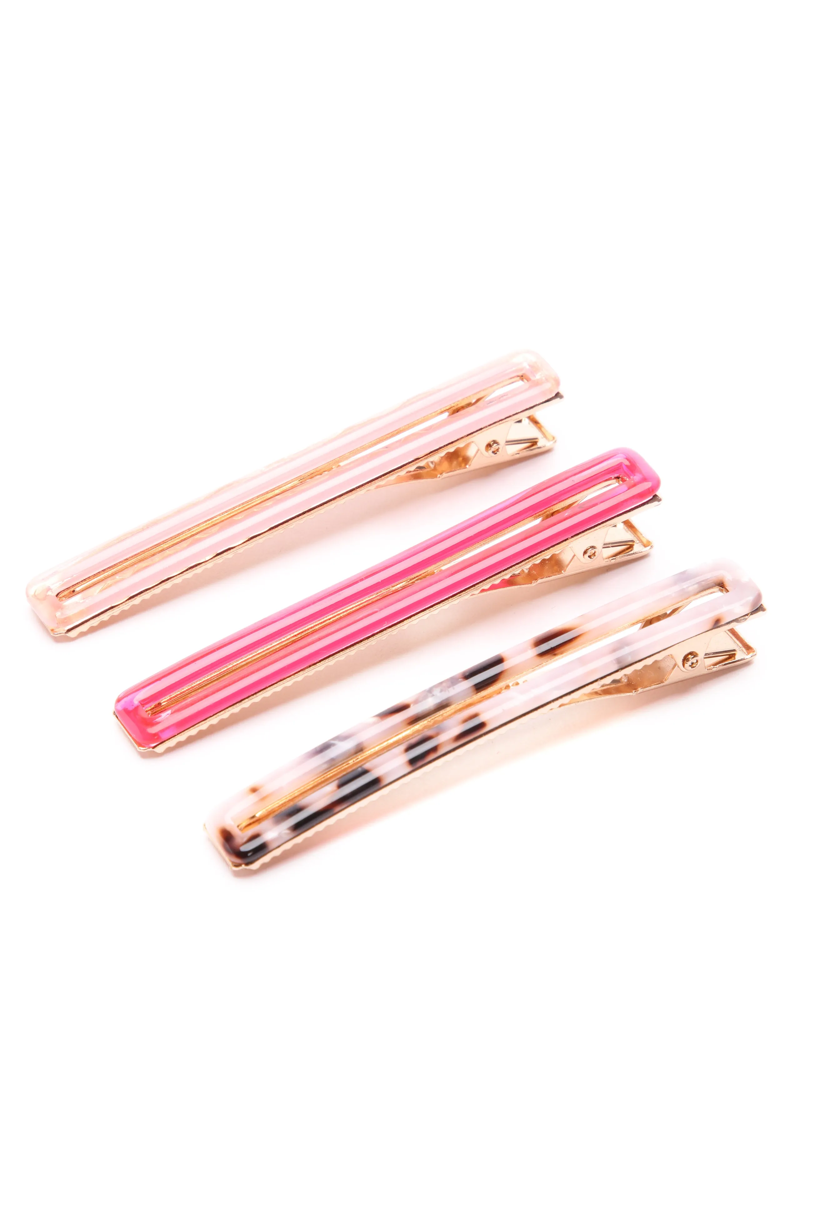 Adrianna Hair Clip Set - Multi Color