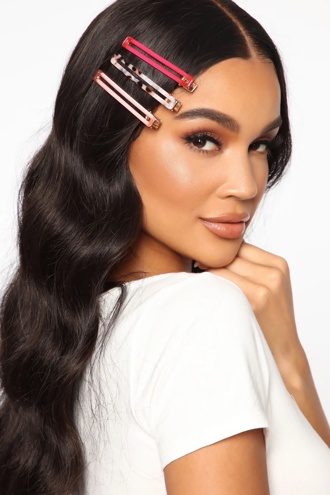 Adrianna Hair Clip Set - Multi Color
