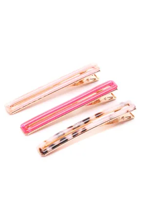 Adrianna Hair Clip Set - Multi Color