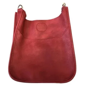 Ahdorned Mini Vegan Messenger in Red
