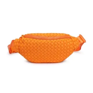 Aim High Woven Neoprene Belt Bag Fanny Pack Sling Bag Orange