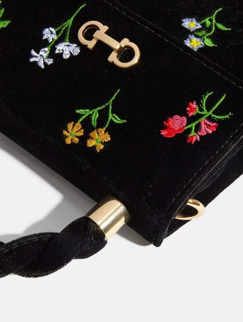 Alix Shadow Velvet Tote Bag