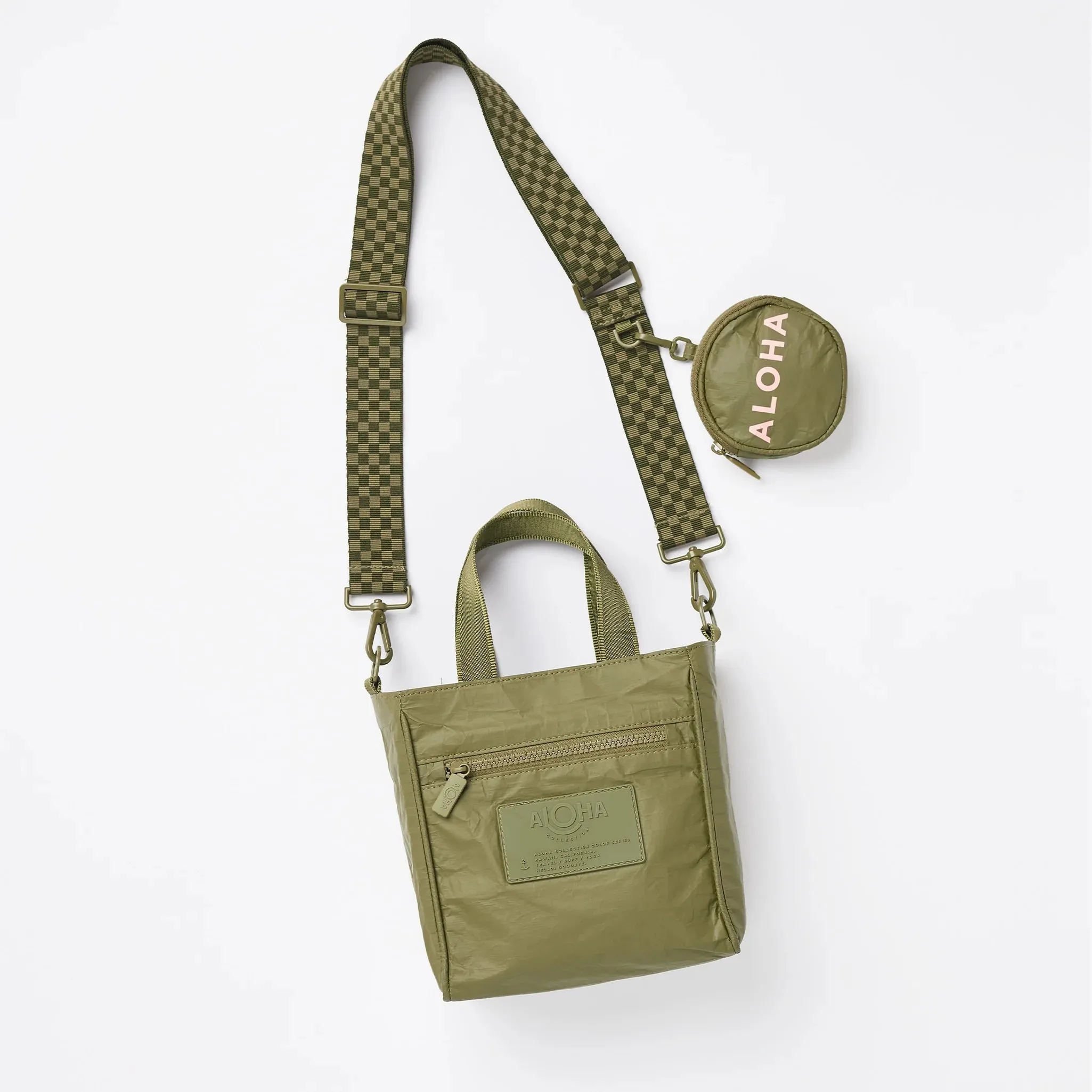 ALOHA COLLECTION Moorea Cutie pouch-Bellini/Olive