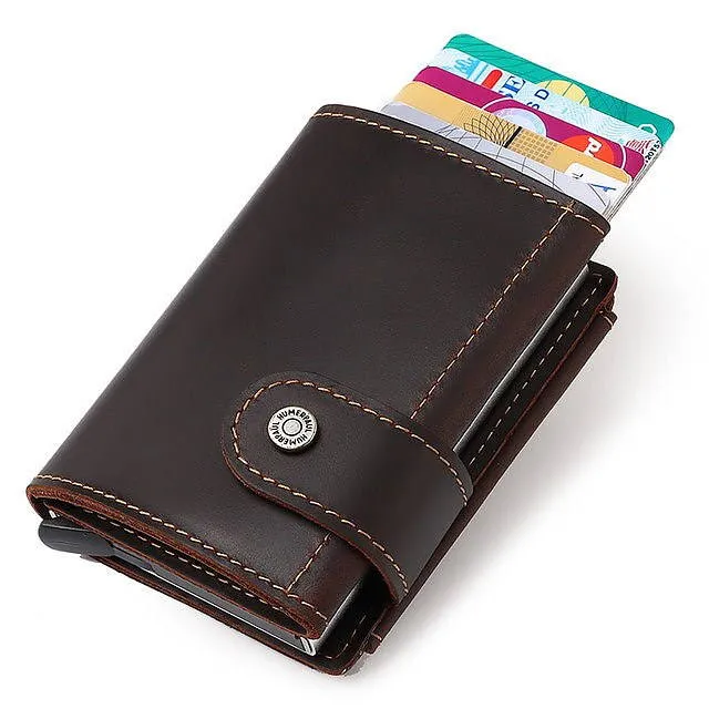 Aluminum Credit Card Holder Wallet For Men Rfid