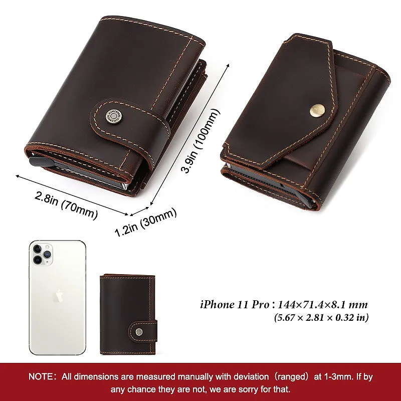 Aluminum Credit Card Holder Wallet For Men Rfid