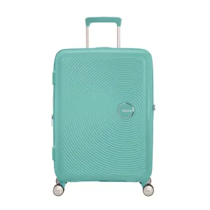 American Tourister Soundbox Suitcase Spinner Poolside Blue 55cm