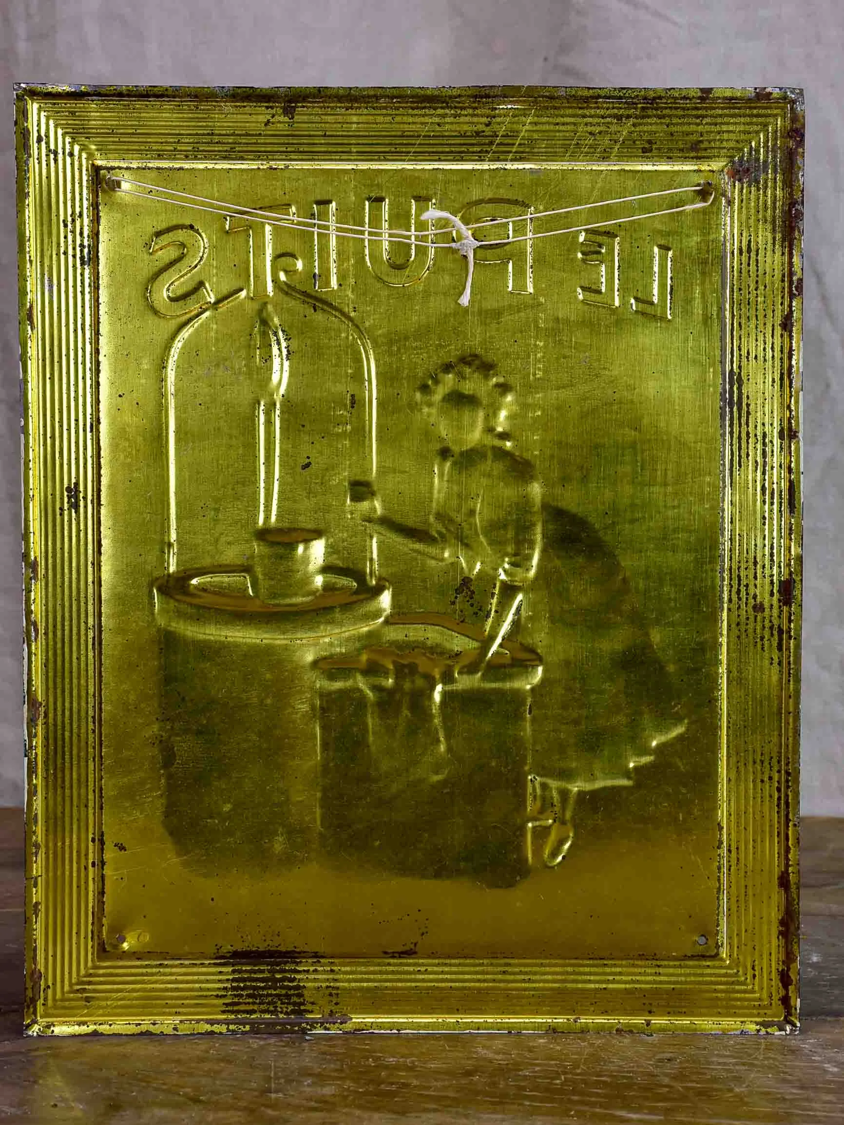 Antique French sign - Le Puits Savon Marseille