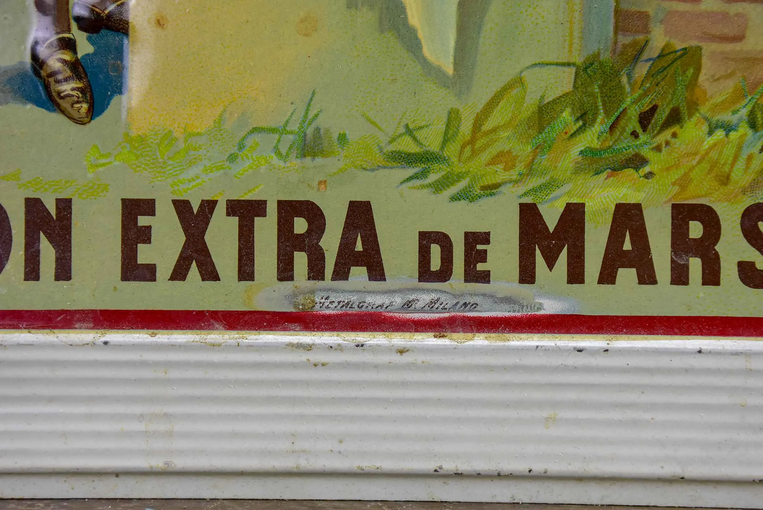 Antique French sign - Le Puits Savon Marseille