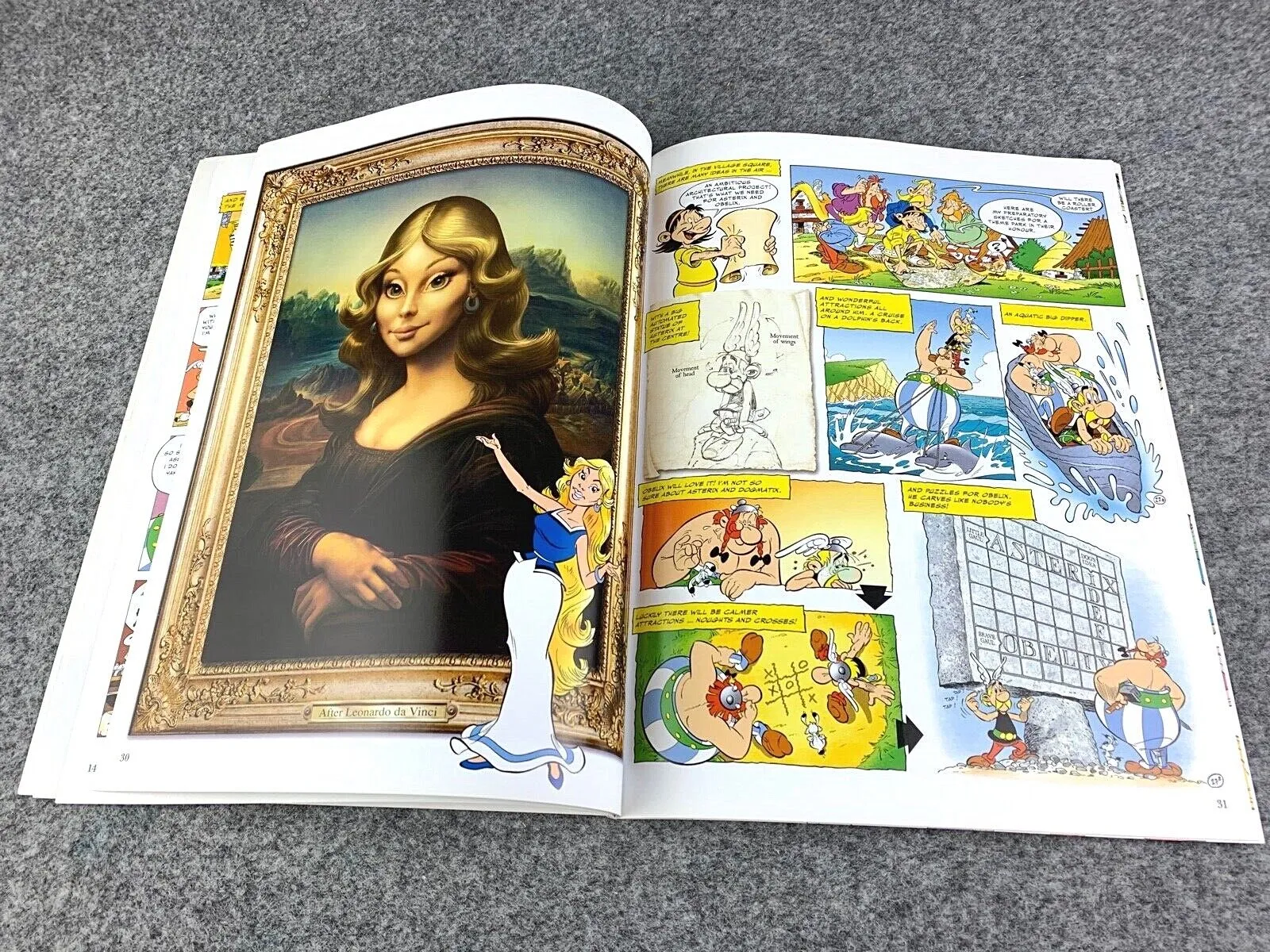 Asterix & Obelix's Birthday - 2000s Orion/Sphere UK Edition Paperback Book EO Uderzo