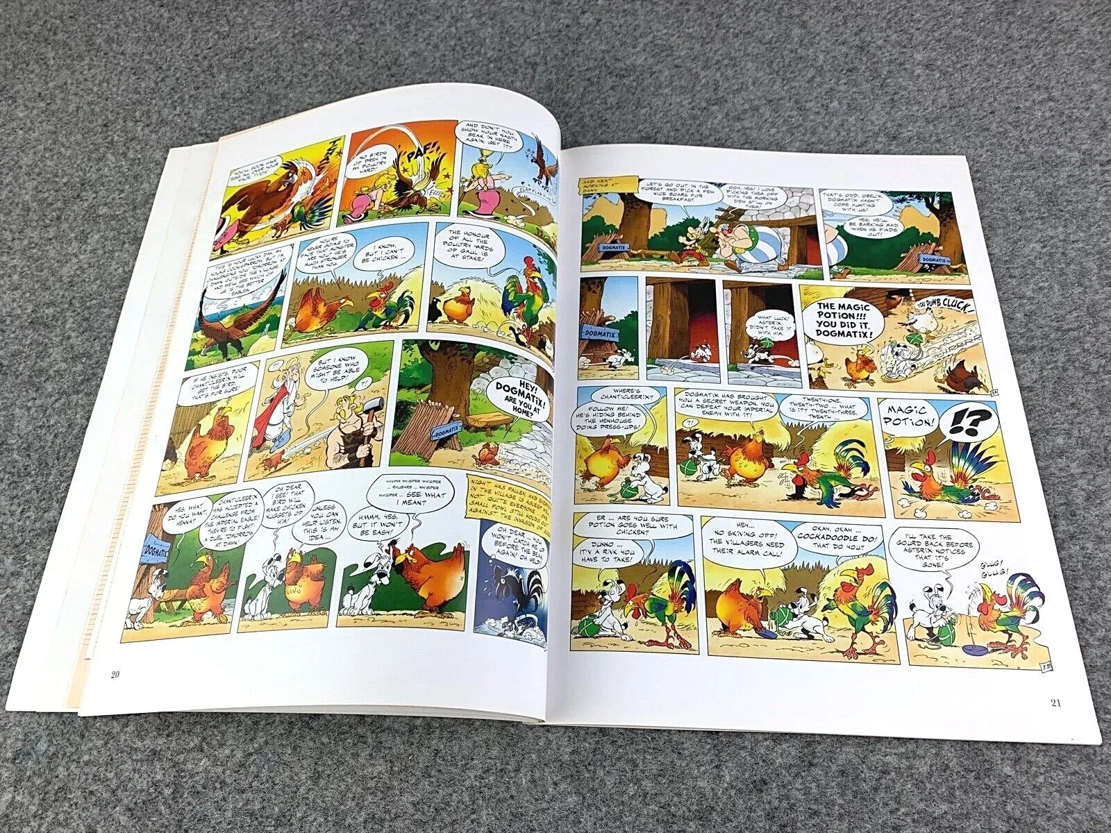 Asterix & the Class Act - 2000s Orion/Sphere UK Edition Paperback Book EO Uderzo