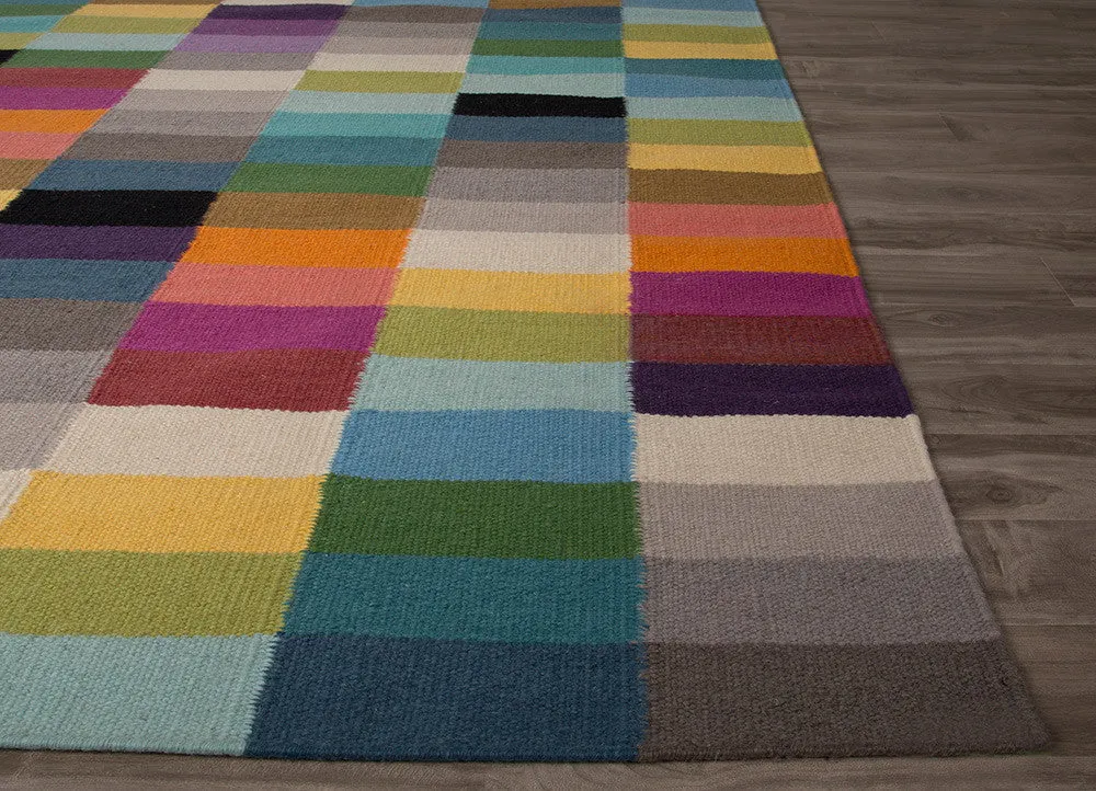 Astoria Pix Aluminum/Russet Orange Area Rug