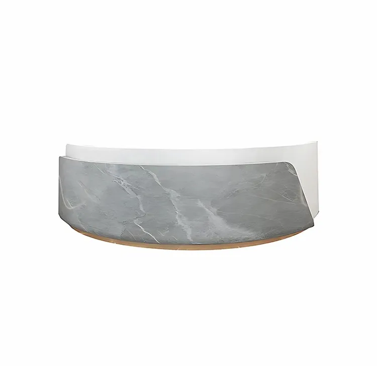 Baking Paint Curved Beauty Salon Bar Cashier Counter