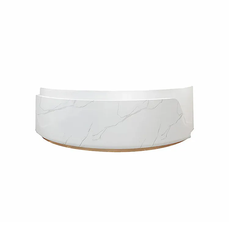 Baking Paint Curved Beauty Salon Bar Cashier Counter