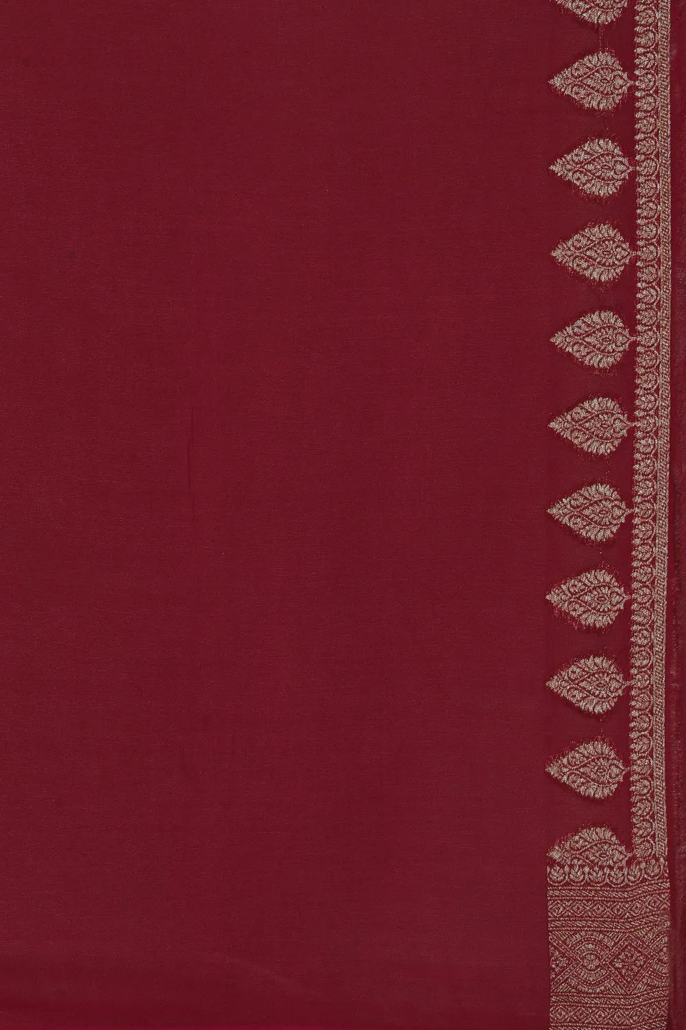 Banarasi Georgette Purple Saree