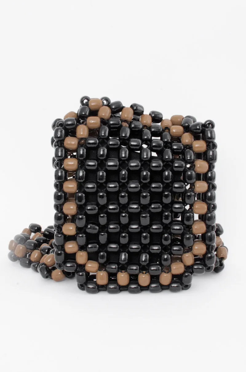 BEADED SHOULDER BAG