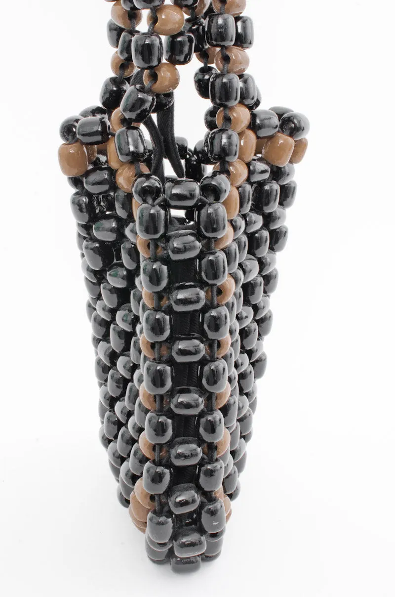 BEADED SHOULDER BAG