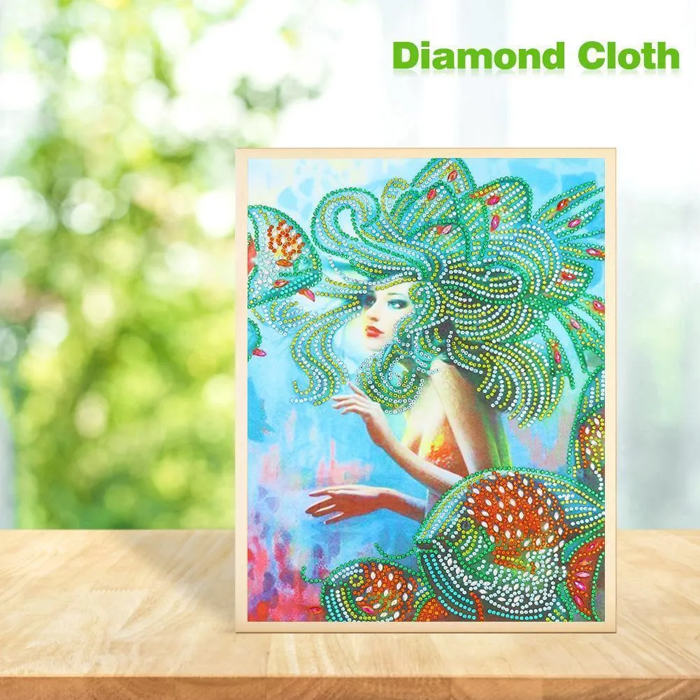 Beauty 5D DIY Special Shaped Diamond Painting