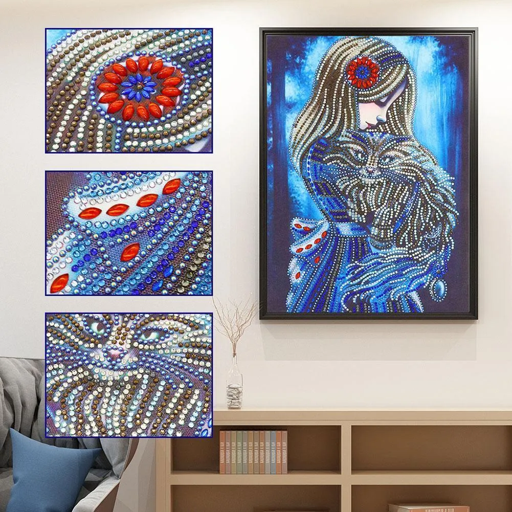 Beauty 5D DIY Special Shaped Diamond Painting