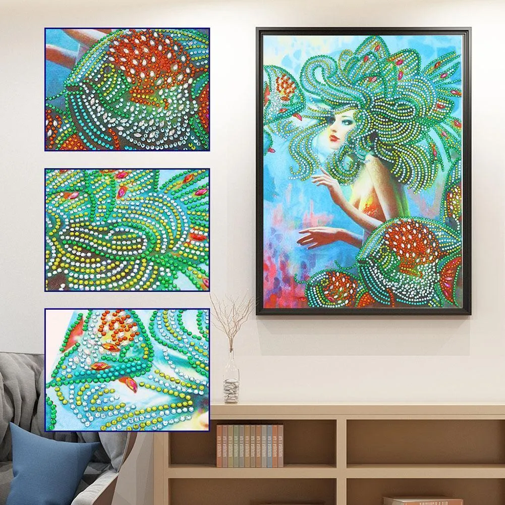 Beauty 5D DIY Special Shaped Diamond Painting