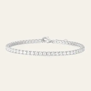 Billie Tennis Bracelet - Silver
