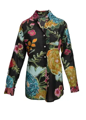 Black Kailua KikiSol Boyfriend Shirt