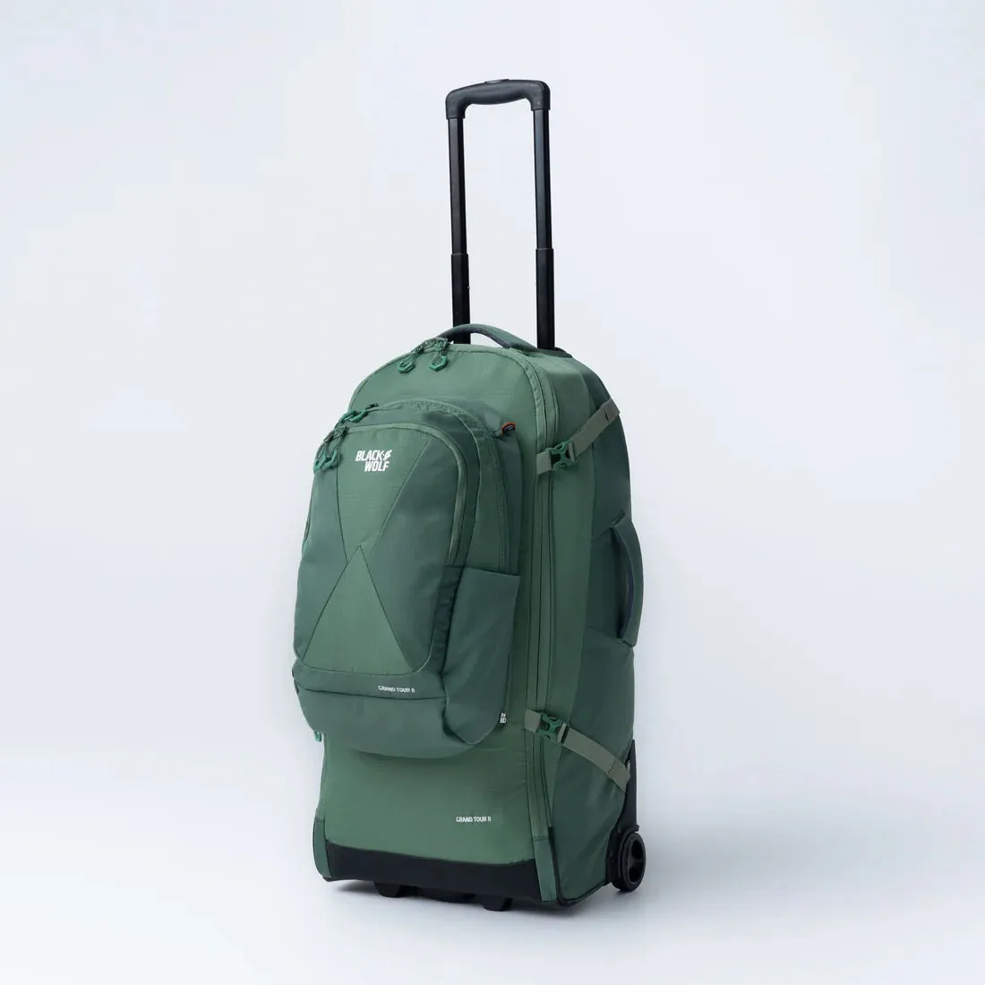 Black Wolf - 65L ( 20L) Grand Tour II wheel bag with backpack straps - Myrtle
