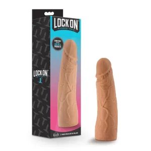 Blush Lock On Realistic 7 in. Lock On Dildo Tan