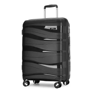 BONTOUR "Flow" 4-wheel suitcase 76x51x31 cm with TSA lock, size L, black