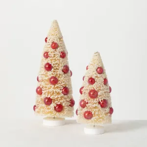 Bottle Brush Tree Set Of 2